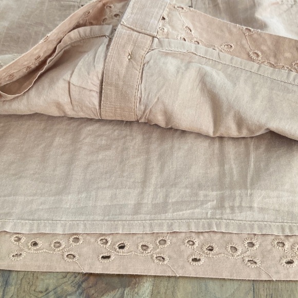 Avec Les Filles Peach Eyelet A-Line Skirt - Picture 5 of 5